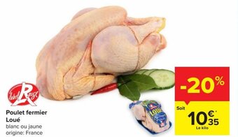 Poulet fermier Loue