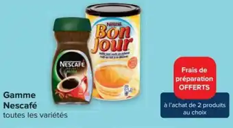 Carrefour Market Gamme Nescafe aanbieding