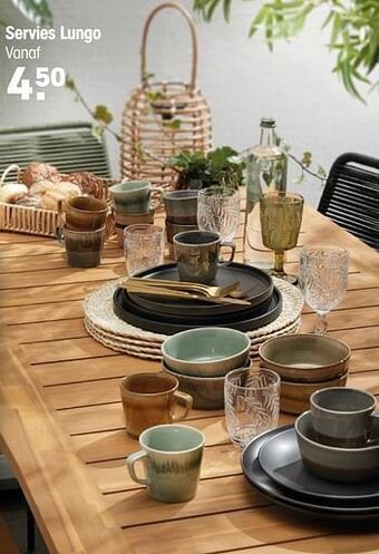Kwantum Servies lungo aanbieding