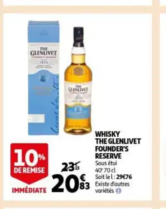 Whisky the glenlivet founder's reserve 70cl