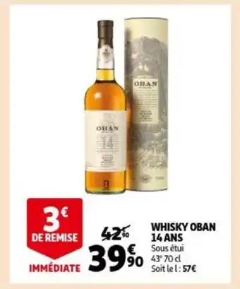 Whisky oban 14 ans 70cl