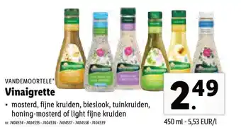 Lidl Vandemoortele Vinaigrette aanbieding