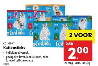 Lidl Coshida Kattensticks aanbieding