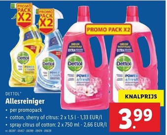 Lidl Dettol Allesreiniger aanbieding