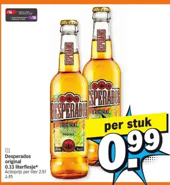 Albert Heijn Desperados Original 0.33 literflesje per stuk aanbieding
