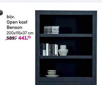 Leen Bakker Open kast benson aanbieding