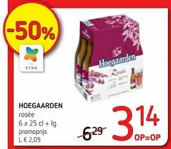 Spar Colruyt Hoegaarden rosée aanbieding