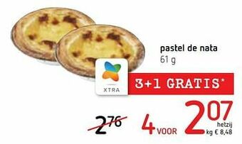Spar Colruyt Pastel de nata aanbieding