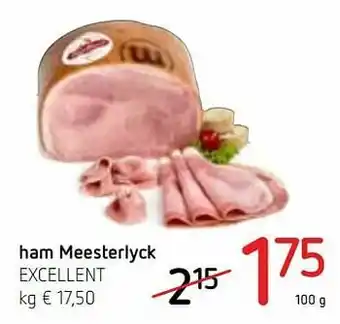 Spar Colruyt Ham meesterlyck excellent aanbieding