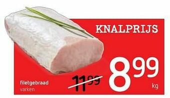 Filetgebraad varken