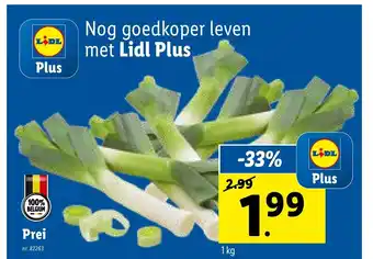 Lidl Prei 1kg nr. 82263 aanbieding