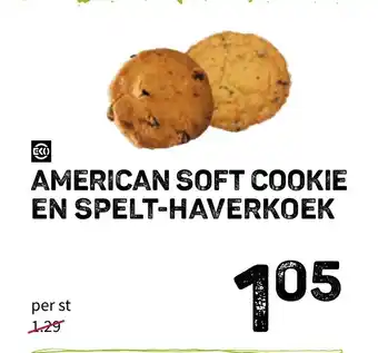 American Soft Cookie En Spelt-Haverkoek