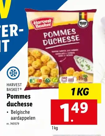 Lidl Harvest Basket Pommes duchesse 1kg aanbieding