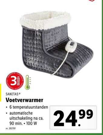 Lidl Sanitas Voetverwarmer aanbieding