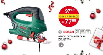 Brico Bosch Pendeldecoupeerzaag PST 900 PEL aanbieding