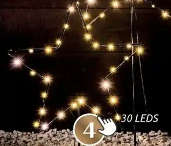 Ster op Diek 30 LEDS