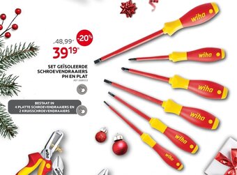 Brico Set Geisoleerde Schroevendraaiers PH En Plat aanbieding