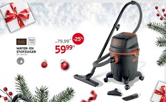 Brico Black + Decker Water- En Stofzuiger aanbieding