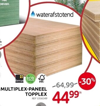 Brico Multiplex-Paneel Topplex aanbieding