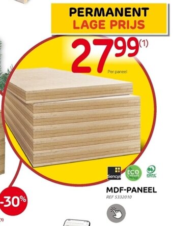 Brico MDF-Paneel aanbieding