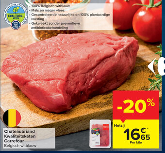 Carrefour Chateaubriand Kwaliteitsketen Carrefour aanbieding