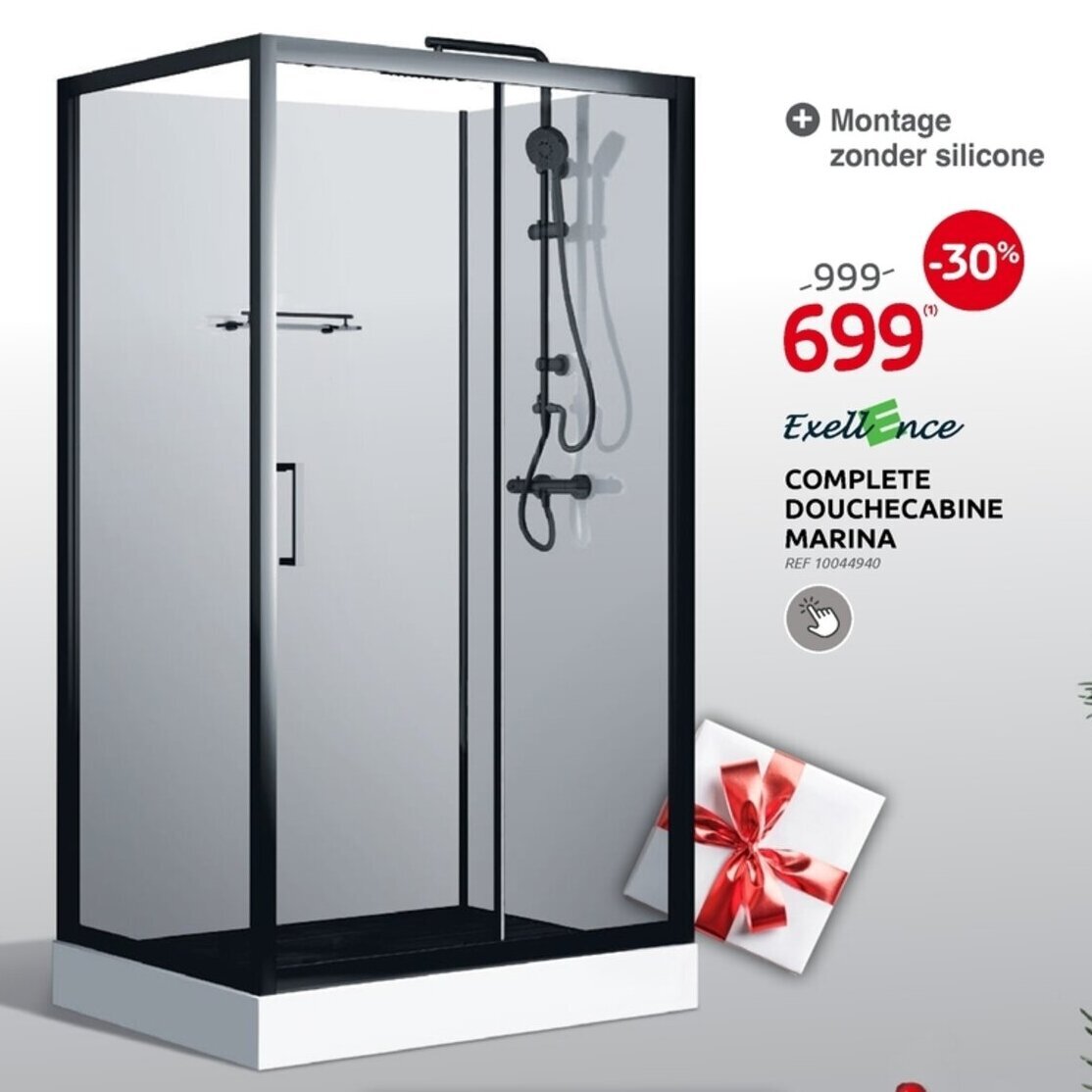 Exellence Complete Douchecabine Marina promotie bij Brico
