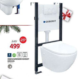 Brico Inbouwreservoirset Design aanbieding