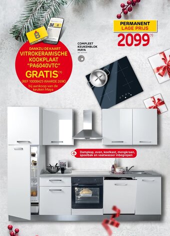 Brico Compleet Keukenblok Maya aanbieding