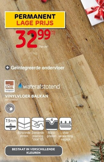 Brico Vinylvloer Balkan aanbieding