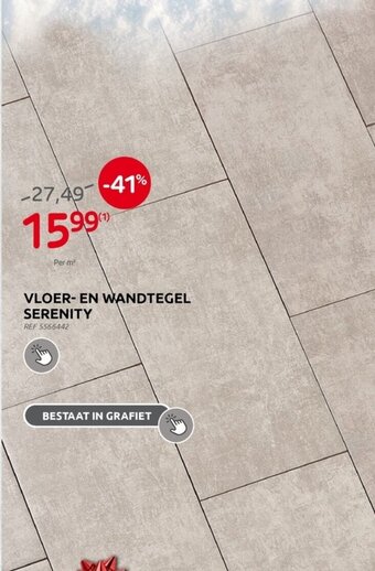 Brico Vloer- En Wandtegel Serenity aanbieding