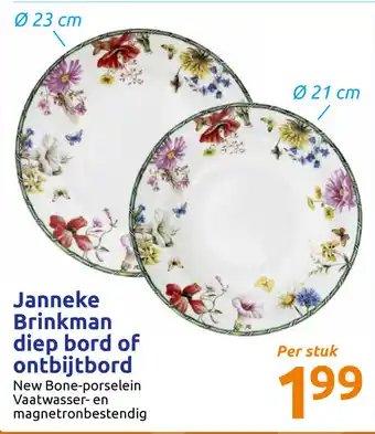 Janneke Brinkman diep bord of ontbijtbord
