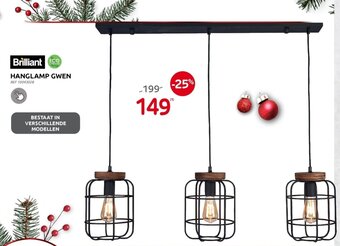 Brico Brilliant Hanglamp Gwen aanbieding