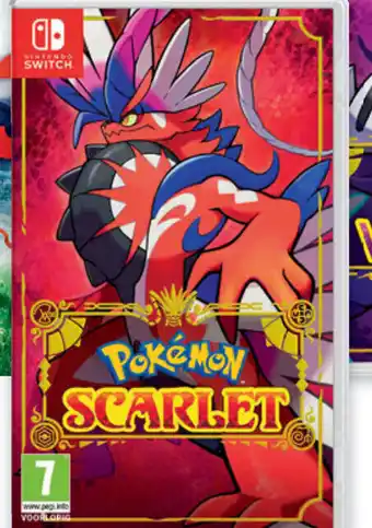 Carrefour Nintendo Switch Pokemon Scarlet 3+1 Gratis aanbieding
