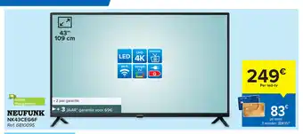 Carrefour Neufunk LED-TV NK43CEG6F aanbieding