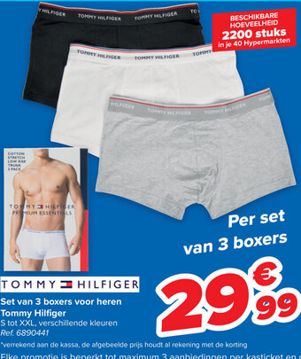 Tommy Hilfiger Set van 3 Boxers voor Heren