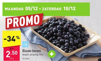 ALDI Blauwe Bessen 300g aanbieding