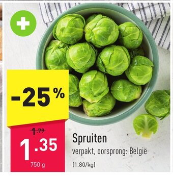 ALDI Spruiten 750g aanbieding