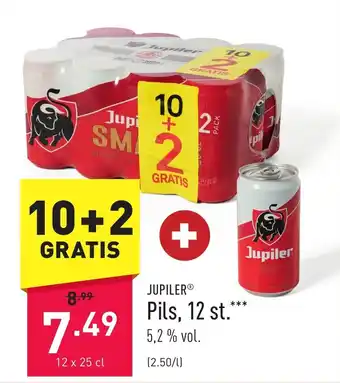 ALDI Jupiler Pils 12st x 25cl aanbieding