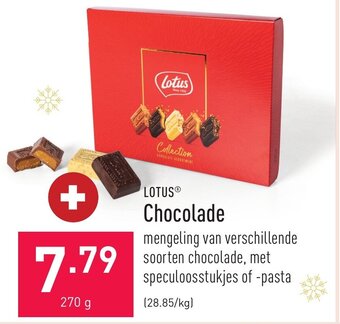 ALDI Lotus Chocolade 270g aanbieding