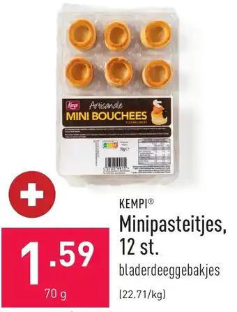 ALDI Kempi Minipasteitkes 12st 70g aanbieding