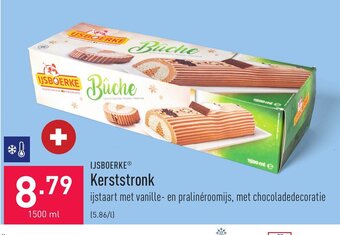 ALDI IJsboerke Kerststronk 1500ml aanbieding