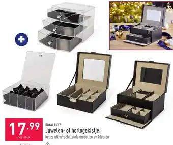 ALDI Royal Life Juwelen of Horlogekistje aanbieding