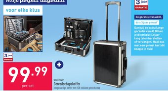 ALDI WorkZone Gereedschapskoffer aanbieding