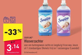 ALDI Soupline Wasverzachter 56 Wasbeurten aanbieding