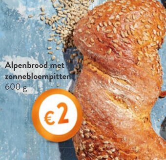 Alpenbrood met zonnebloempitten 600g