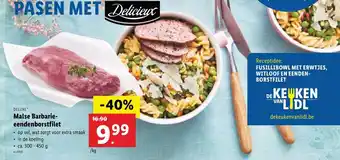 Deluxe Malse Barbarie eendenborstfilet