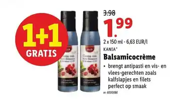 Lidl Kania Balsamicocrème aanbieding
