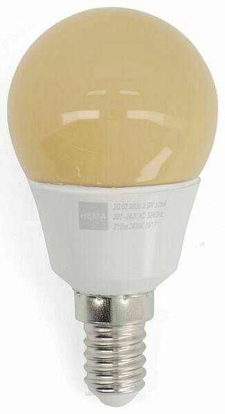 HEMA HEMA LED Lamp 22W - 215 Lm - Kogel - Flame (wit) aanbieding