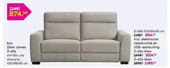 Leen Bakker Zetel james 3zits aanbieding