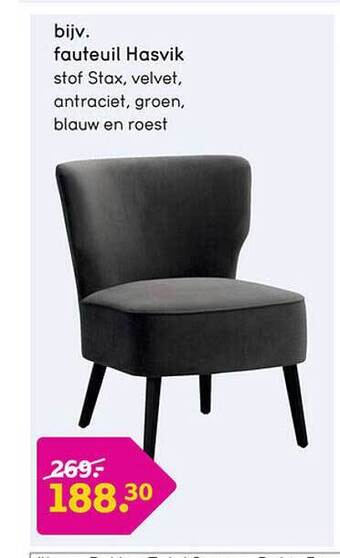 Leen Bakker Fauteuil hasvik aanbieding
